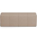 Ver imagem 5 de Puff Decorativo Living Sala de Estar 160 cm Roma W01 Linho Bege Escuro - Lyam Lyam Decor