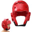 Ver imagem 1 de Capacete Protetor de Cabeça Lutas Artes Marciais Mma Boxe Karate Mhuay Thay Karate Judo Taekwondo Ki