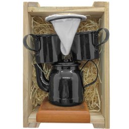 Kit de Café Individual - PRETO - Demolição com engradado - 1
