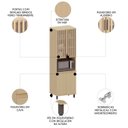Ver imagem 4 de Paneleiro de Cozinha para Micro-ondas Pierre Carvalho L01 - Mpozenato