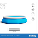 Ver imagem 3 de Piscina Inflável Grande Redonda Fast Set 3.800l Bestway