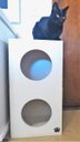 Ver mais imagens de Arranhador para Gatos Double Box Vertical Toth Pet em MDF 15mm Branco