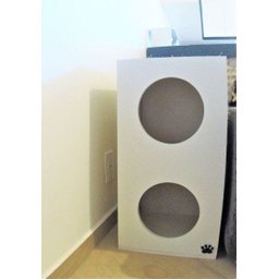 Arranhador para Gatos Double Box Vertical Toth Pet em MDF 15mm Branco - 6