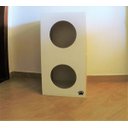 Ver imagem 3 de Arranhador para Gatos Double Box Vertical Toth Pet em MDF 15mm Branco