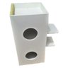 Arranhador para Gatos Scuti Toth Pet em MDF 15mm Branco e Sisal - 3