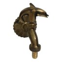 Ver imagem 1 de Torneira Parede Oratorio Golfinho Bronze Ouro Velho Antigo