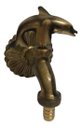 Ver imagem 1 de Torneira Parede Oratorio Golfinho Bronze Ouro Velho Antigo