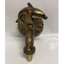 Ver imagem 4 de Torneira Parede Oratorio Golfinho Bronze Ouro Velho Antigo