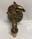 Ver imagem 4 de Torneira Parede Oratorio Golfinho Bronze Ouro Velho Antigo