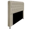 Cabeceira Estofada Lady com Strass 160 cm Queen Size Corano - ADJ Decor - Bege - 2