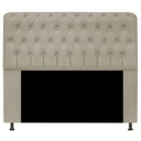 Ver imagem 1 de Cabeceira Estofada Lady com Strass 160 cm Queen Size Corano - ADJ Decor - Bege