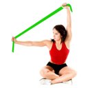 Ver imagem 4 de Faixa Elastica Extensor Super Band Resistencia Crossfit Exercicio Verde