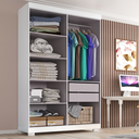 Ver imagem 3 de Guarda-Roupa Solteiro Lisboa 4 Portas 2 Gavetas com Pés