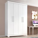 Ver imagem 1 de Guarda-Roupa Solteiro Lisboa 4 Portas 2 Gavetas com Pés
