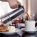 Ver imagem 4 de Cafeteira Expresso Italiana 6 Cafés Xícaras Aço Inox