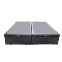 Ver imagem 4 de Cama Box Baú King Colchão Classic Mola Ensacada + Box Bipartido Sintético Cinza Serra Negra 67x193x2
