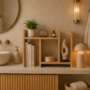 Ver imagem 7 de Prateleira Essenza Suspensa em MDF Decorativo Sala Banheiro