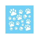 Ver imagem 1 de Stencil de Parede Tamako Patas - 55 X 90cm - Ref 369