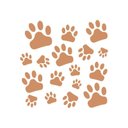 Ver imagem 2 de Stencil de Parede Tamako Patas - 55 X 90cm - Ref 369