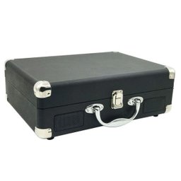 Vitrola Toca Discos Rádio Fm Vinil USB SD Aux Reproduz e Grava Bluetooth - 2