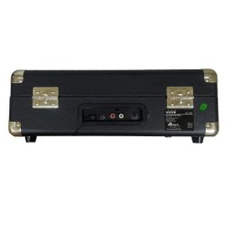 Vitrola Toca Discos Rádio Fm Vinil USB SD Aux Reproduz e Grava Bluetooth - 4