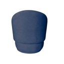Ver imagem 3 de Kit 2 Poltronas Decorativa Beatriz Orgânica Veludo Azul Marinho