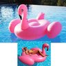 Boia Flutuante Inflavel Flamingo Gigante Grande Big 3.50m Piscina Lazer Praia - 3