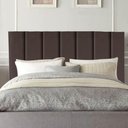 Ver imagem 3 de Cabeceira Estofada King 195cm Cora Courino Marrom - D a Decor