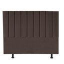Ver imagem 1 de Cabeceira Estofada King 195cm Cora Courino Marrom - D a Decor
