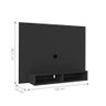 Painel para Tvs 50 Polegadas La Plata Preto - 2