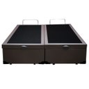 Ver imagem 3 de Base Box Baú Bipartido Casal Sintético Marrom 40x138x188 Serra Negra