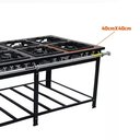Ver imagem 3 de Fogão a Gás Baixa Pressão Industrial Maxi 40x40 8 Bocas 4 Duplas M8d4 - Venâncio