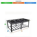 Ver imagem 4 de Fogão a Gás Baixa Pressão Industrial Maxi 40x40 8 Bocas 4 Duplas M8d4 - Venâncio