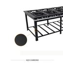 Ver imagem 2 de Fogão a Gás Baixa Pressão Industrial Maxi 40x40 8 Bocas 4 Duplas M8d4 - Venâncio