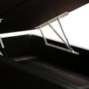 Ver imagem 2 de Base Box Baú Bipartido Queen Suede Preto 40x158x198 Serra Negra