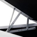 Ver imagem 3 de Base Box Baú Solteiro Sintético Branco 41x88x188 Serra Negra