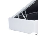 Ver imagem 2 de Base Box Baú Solteiro Sintético Branco 41x88x188 Serra Negra