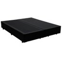 Ver imagem 1 de Base Box Bipartido Queen Sintético Preto 38x158x198 Serra Negra