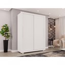 Ver imagem 2 de Guarda Roupa 2 Portas 2 Gavetas Panamá Salleto Branco