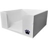 Cama para Gatos Candy Toth Pet em MDF 15mm cantos arredondados Branca - 1