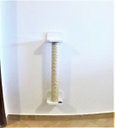 Ver imagem 3 de Arranhador para Gatos Polidance Cat da Toth Pet 65cm: Sisal, PVC e MDF Branco