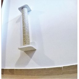 Arranhador para Gatos Polidance Cat da Toth Pet 65cm: Sisal, PVC e MDF Branco - 4