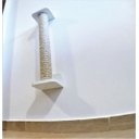 Ver imagem 4 de Arranhador para Gatos Polidance Cat da Toth Pet 65cm: Sisal, PVC e MDF Branco