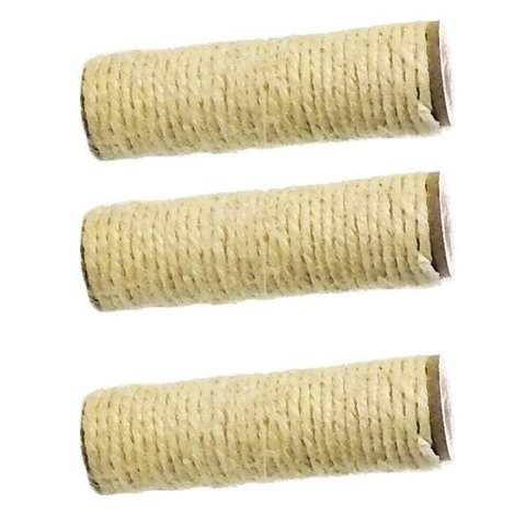 Arranhador de Parede para Gatos Toth Pet Prateleira Central Queen Branco - Kit 3 peças