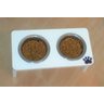 Comedouro Cat para Gatos, Tigelas em Inox e MDF 15mm Branco - 4