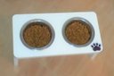 Ver imagem 4 de Comedouro Cat para Gatos, Tigelas em Inox e MDF 15mm Branco