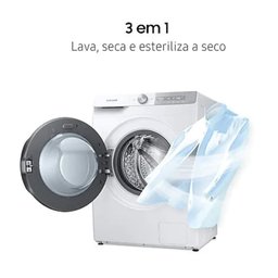Lava e Seca Smart WD13T Samsung 13 KG Branca 220V WD13T704DBHFAZ - 3