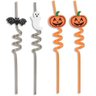 Canudo Divertido Halloween Cores Diversas H363 4 Unidades - 1
