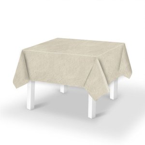 Toalha de Mesa Flanelada Retangular 138x210cm:bege