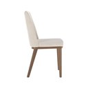Ver imagem 5 de Conjunto de Jantar Mesa c/Vidro Donatella 4 Cadeiras Kalina - Linho Off White - Linked 02